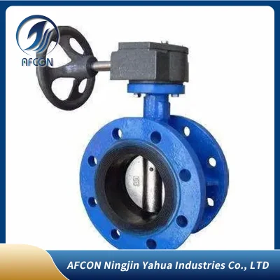 Single Flange Pneumatic Butterfly Valve Metal Seal for High Temperature Flow